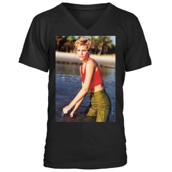 Tricia Helfer Men's V-Neck T-Shirt