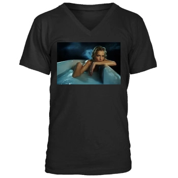 Tricia Helfer Men's V-Neck T-Shirt