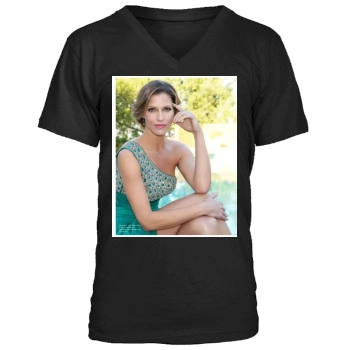 Tricia Helfer Men's V-Neck T-Shirt