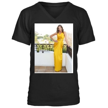 Tricia Helfer Men's V-Neck T-Shirt