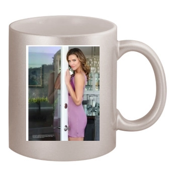 Tricia Helfer 11oz Metallic Silver Mug