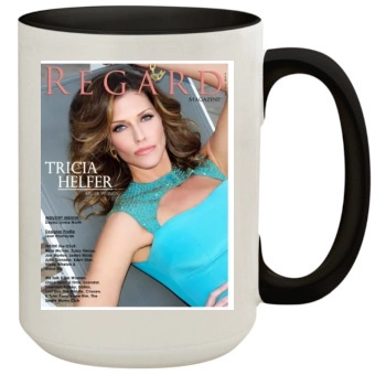 Tricia Helfer 15oz Colored Inner & Handle Mug