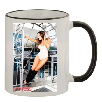 Trish Stratus 11oz Colored Rim & Handle Mug