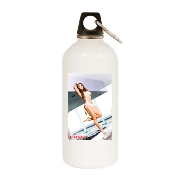 Trish Stratus White Water Bottle With Carabiner