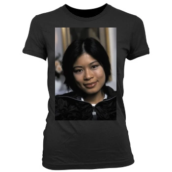 Vanessa Mae Women's Junior Cut Crewneck T-Shirt