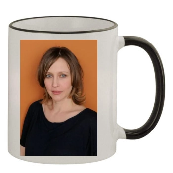 Vera Farmiga 11oz Colored Rim & Handle Mug