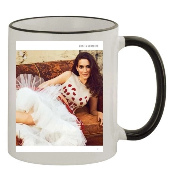 Winona Ryder 11oz Colored Rim & Handle Mug