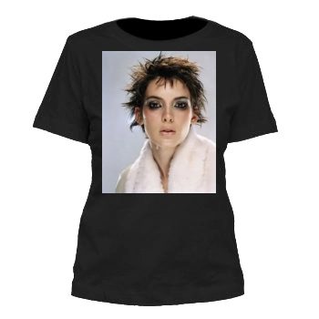 Winona Ryder Women's Cut T-Shirt