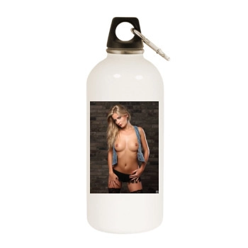 Zaneta Kovacikova White Water Bottle With Carabiner