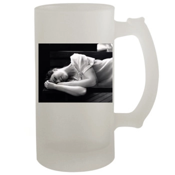 Jacinda Barrett 16oz Frosted Beer Stein