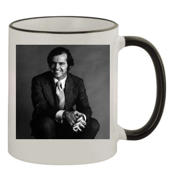Jack Nicholson 11oz Colored Rim & Handle Mug