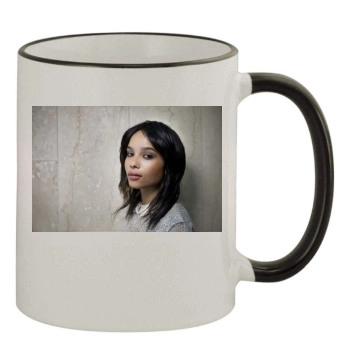 Zoe Kravitz 11oz Colored Rim & Handle Mug