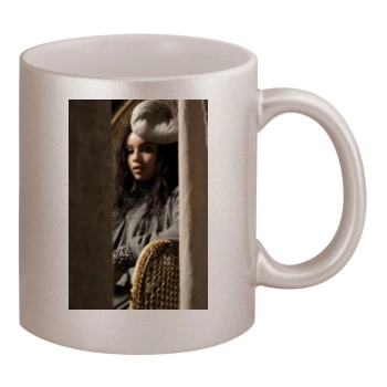 Zoe Kravitz 11oz Metallic Silver Mug