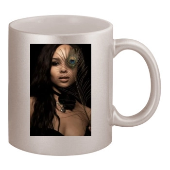 Zoe Kravitz 11oz Metallic Silver Mug