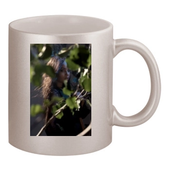 Zoe Kravitz 11oz Metallic Silver Mug