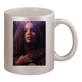 Zoe Kravitz 11oz Metallic Silver Mug