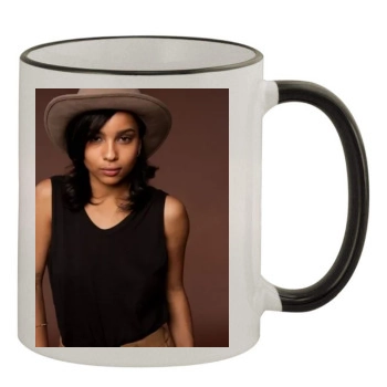 Zoe Kravitz 11oz Colored Rim & Handle Mug