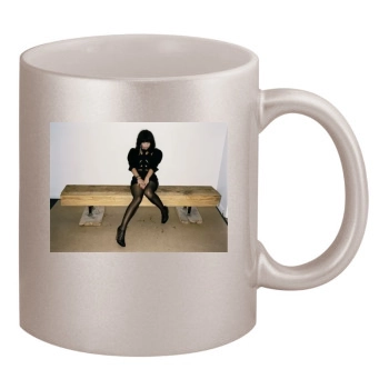 Zoe Kravitz 11oz Metallic Silver Mug