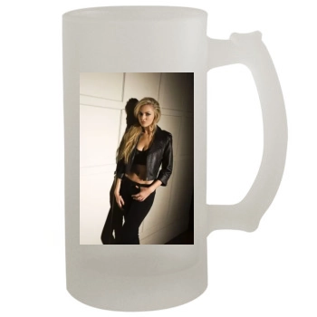 Zoe Salmon 16oz Frosted Beer Stein