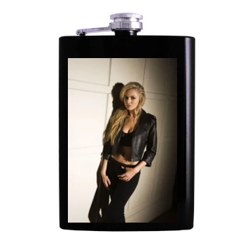 Zoe Salmon Hip Flask