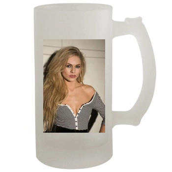 Zoe Salmon 16oz Frosted Beer Stein