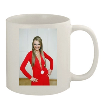 Zoe Salmon 11oz White Mug