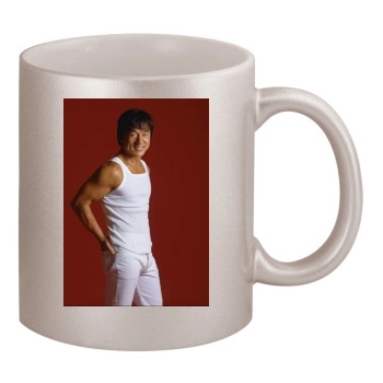 Jackie Chan 11oz Metallic Silver Mug