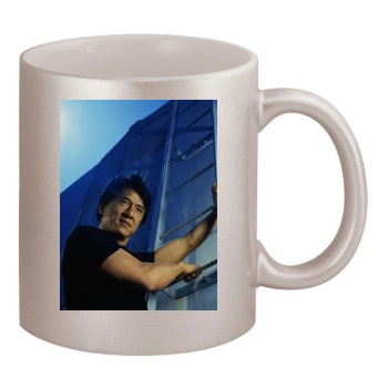 Jackie Chan 11oz Metallic Silver Mug