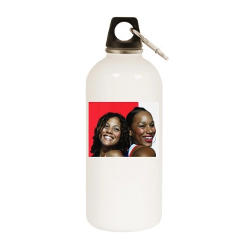 Jade Johnson White Water Bottle With Carabiner