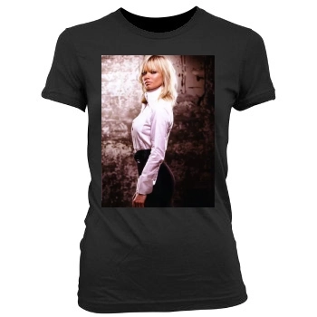 Jaime Pressly Women's Junior Cut Crewneck T-Shirt