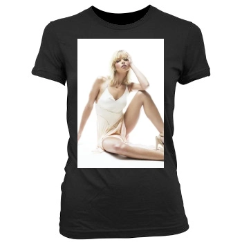 Jaime Pressly Women's Junior Cut Crewneck T-Shirt