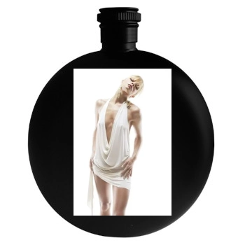 Jaime Pressly Round Flask