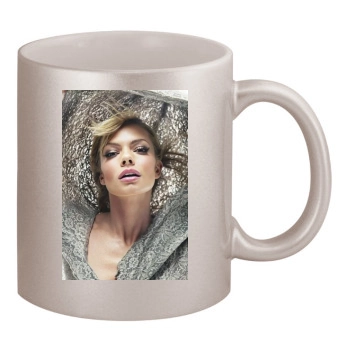 Jaime Pressly 11oz Metallic Silver Mug