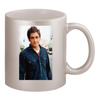 Jake Gyllenhaal 11oz Metallic Silver Mug