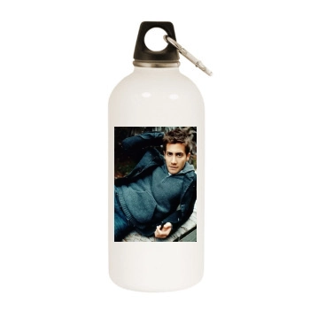 Jake Gyllenhaal White Water Bottle With Carabiner