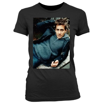 Jake Gyllenhaal Women's Junior Cut Crewneck T-Shirt