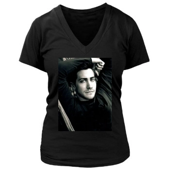 Jake Gyllenhaal Women's Deep V-Neck TShirt