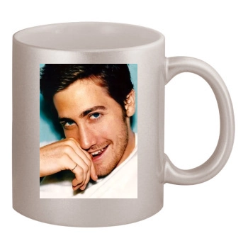 Jake Gyllenhaal 11oz Metallic Silver Mug