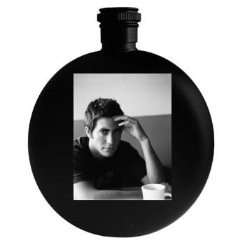 Jake Gyllenhaal Round Flask