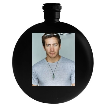 Jake Gyllenhaal Round Flask