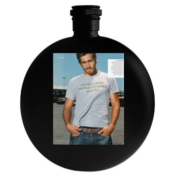 Jake Gyllenhaal Round Flask