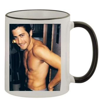 Jake Gyllenhaal 11oz Colored Rim & Handle Mug