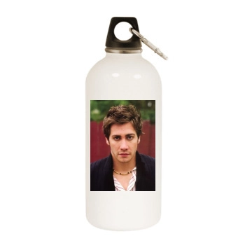 Jake Gyllenhaal White Water Bottle With Carabiner