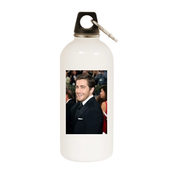 Jake Gyllenhaal White Water Bottle With Carabiner