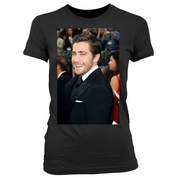 Jake Gyllenhaal Women's Junior Cut Crewneck T-Shirt