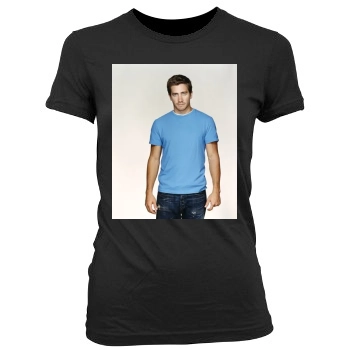 Jake Gyllenhaal Women's Junior Cut Crewneck T-Shirt