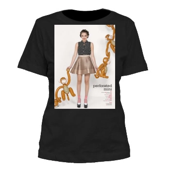 Zoey Deutch Women's Cut T-Shirt