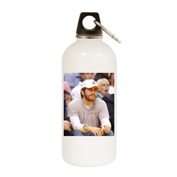 Jake Gyllenhaal White Water Bottle With Carabiner