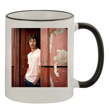 James Blunt 11oz Colored Rim & Handle Mug