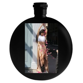 Adriana Lima Round Flask